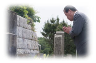 長岡桃嶺先師墓参